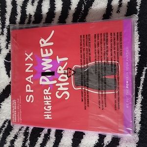 NWT Spanx power shorts very black 1x